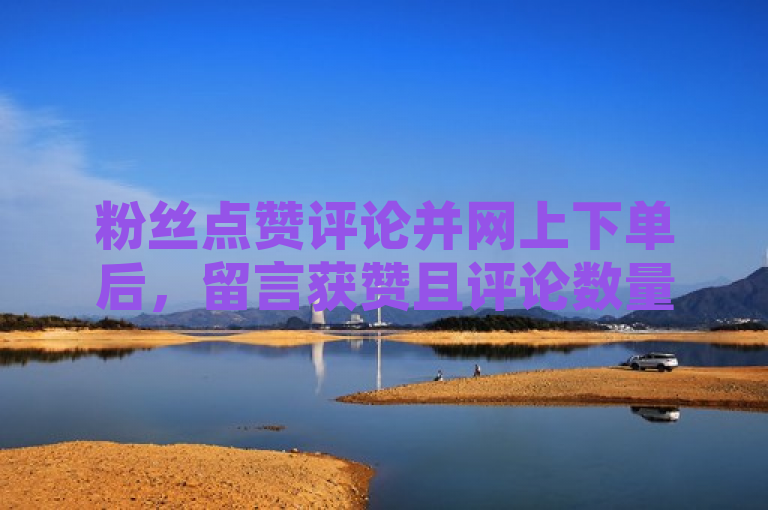 粉丝点赞评论并网上下单后，留言获赞且评论数量会增加。