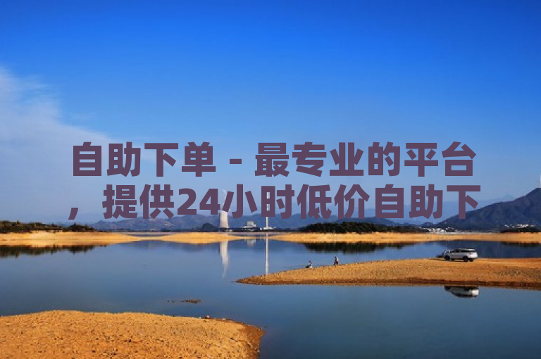 自助下单 - 最专业的平台，提供24小时低价自助下单视频号服务。