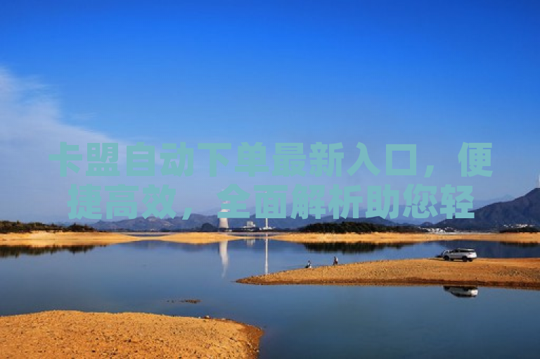 卡盟自动下单最新入口，便捷高效，全面解析助您轻松上手。