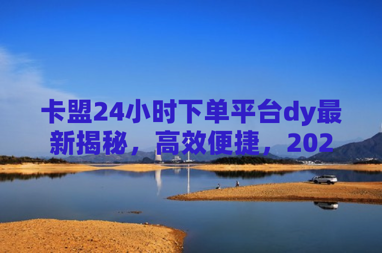 卡盟24小时下单平台dy最新揭秘，高效便捷，2024必学！