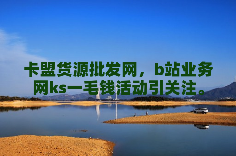 卡盟货源批发网，b站业务网ks一毛钱活动引关注。