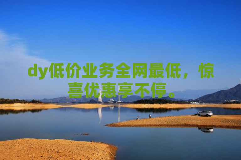 dy低价业务全网最低，惊喜优惠享不停。