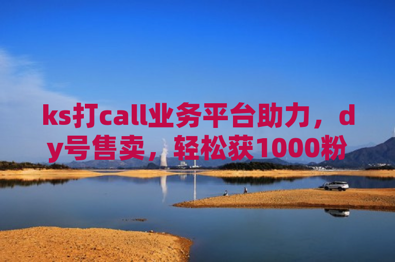 ks打call业务平台助力，dy号售卖，轻松获1000粉丝。