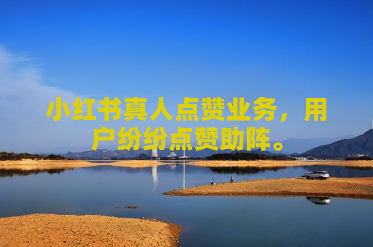 小红书真人点赞业务，用户纷纷点赞助阵。