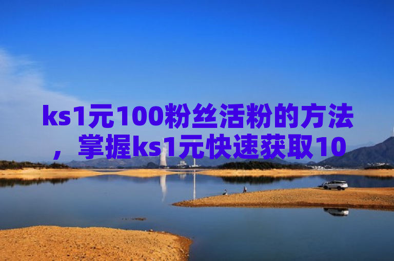 ks1元100粉丝活粉的方法，掌握ks1元快速获取100名真实粉丝的窍门。