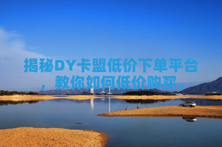 揭秘DY卡盟低价下单平台，教你如何低价购买。