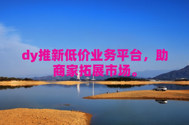 dy推新低价业务平台，助商家拓展市场。