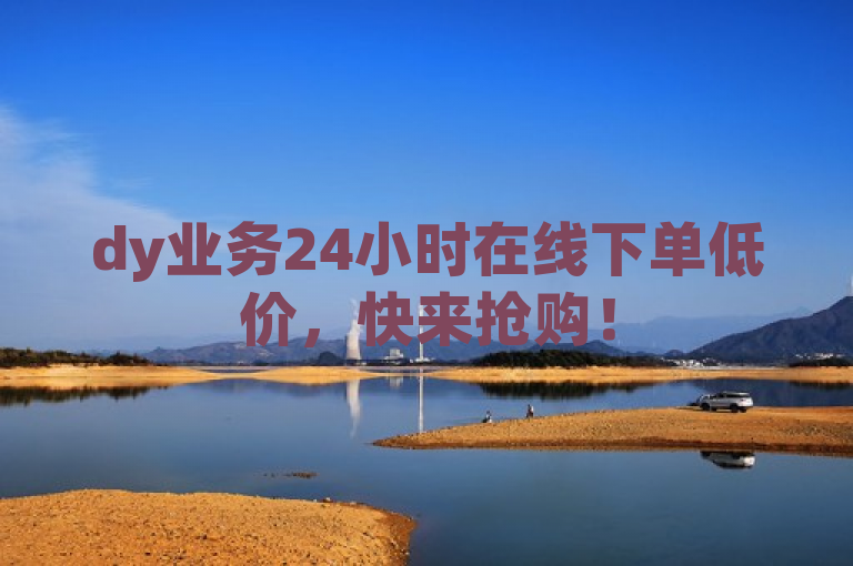 dy业务24小时在线下单低价，快来抢购！