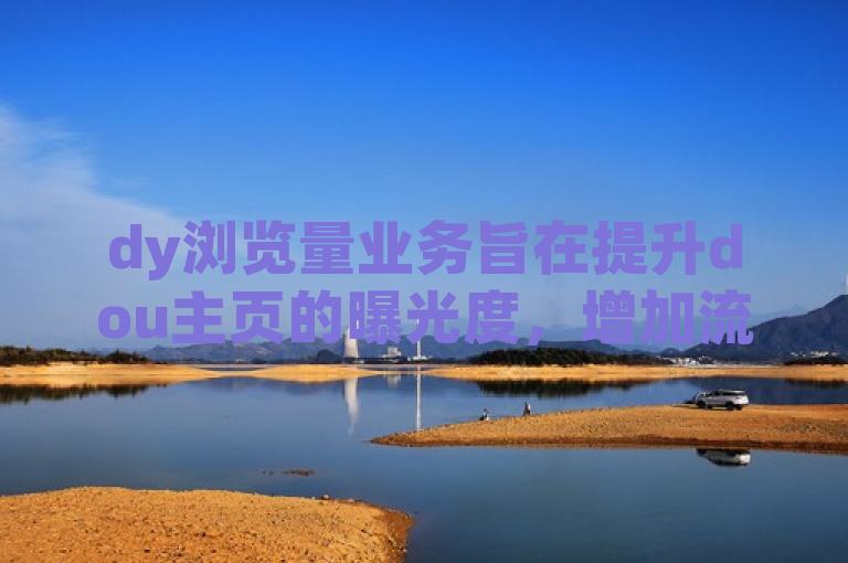 dy浏览量业务旨在提升dou主页的曝光度，增加流量。