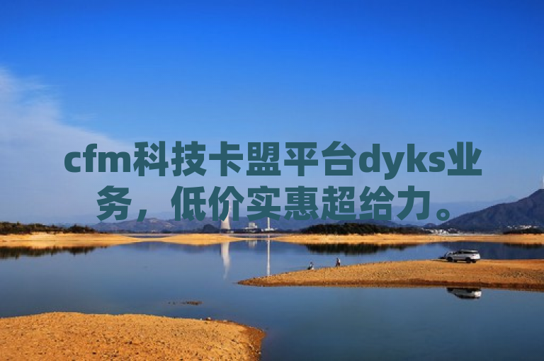 cfm科技卡盟平台dyks业务，低价实惠超给力。