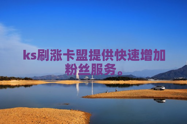 ks刷涨卡盟提供快速增加粉丝服务。