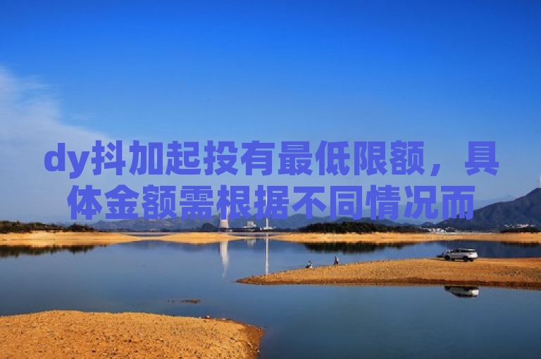 dy抖加起投有最低限额，具体金额需根据不同情况而定。