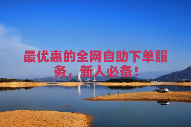 最优惠的全网自助下单服务，新人必备！