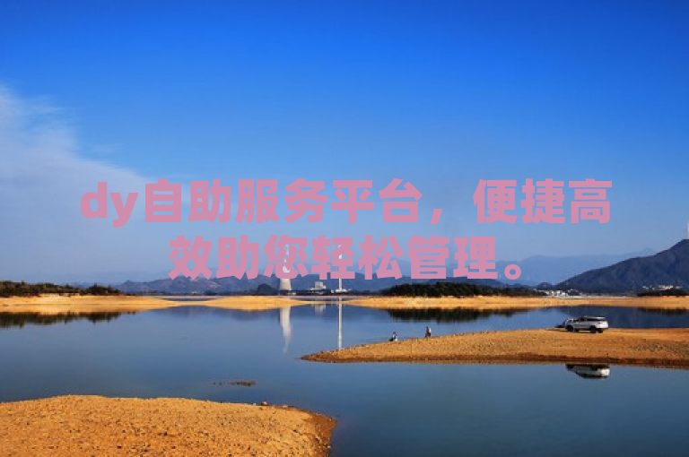 dy自助服务平台，便捷高效助您轻松管理。