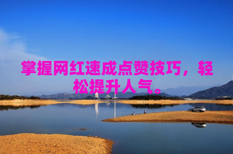 掌握网红速成点赞技巧，轻松提升人气。