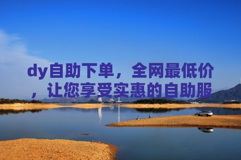 dy自助下单，全网最低价，让您享受实惠的自助服务。