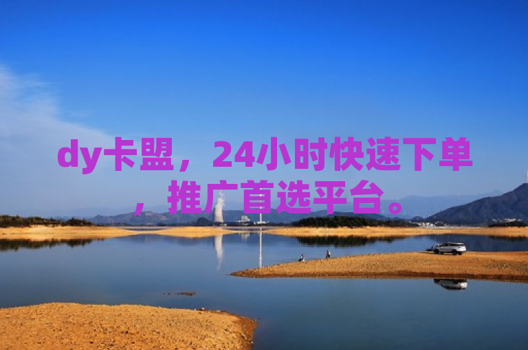 dy卡盟，24小时快速下单，推广首选平台。