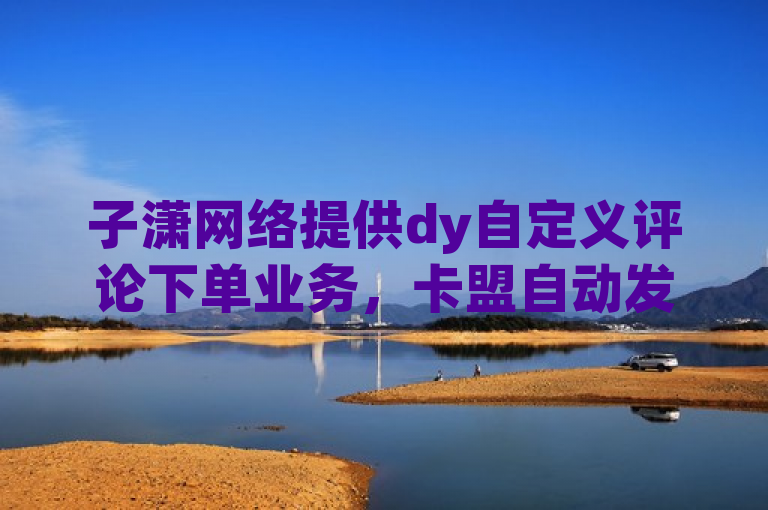 子潇网络提供dy自定义评论下单业务，卡盟自动发卡网助力低价高效。