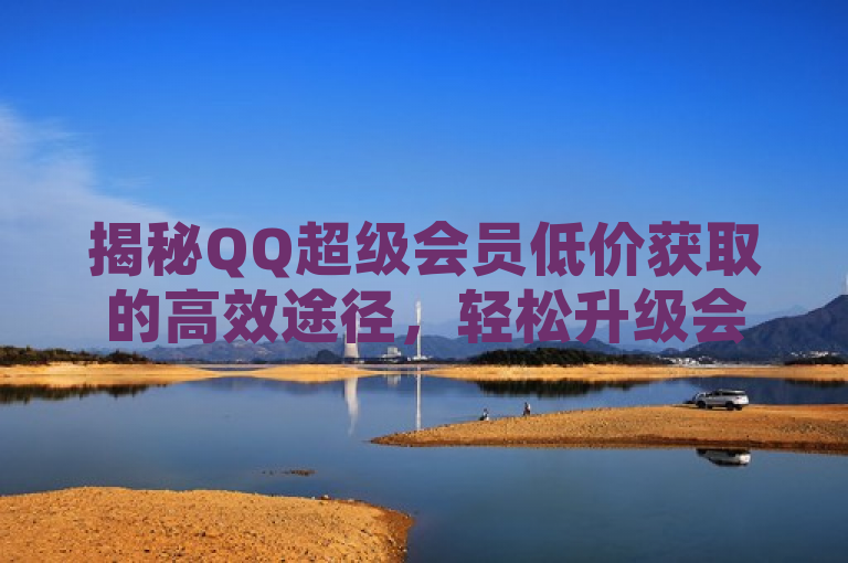 揭秘QQ超级会员低价获取的高效途径，轻松升级会员特权！