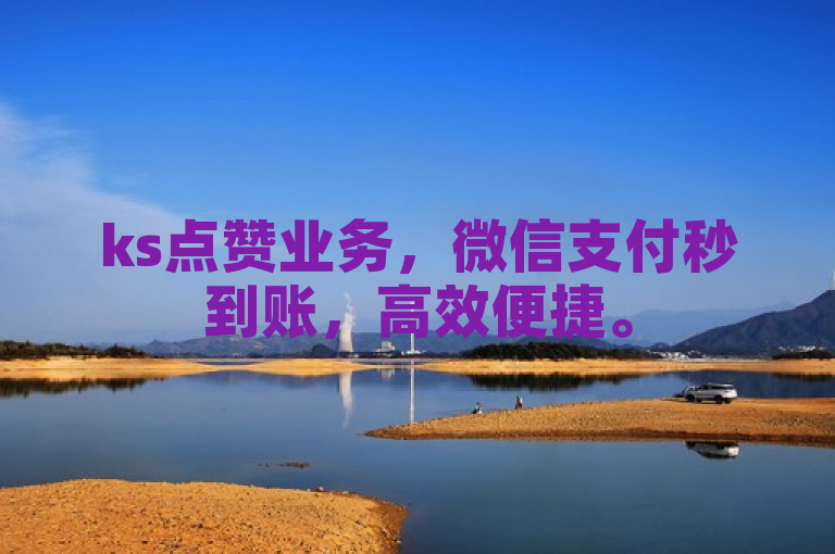 ks点赞业务，微信支付秒到账，高效便捷。