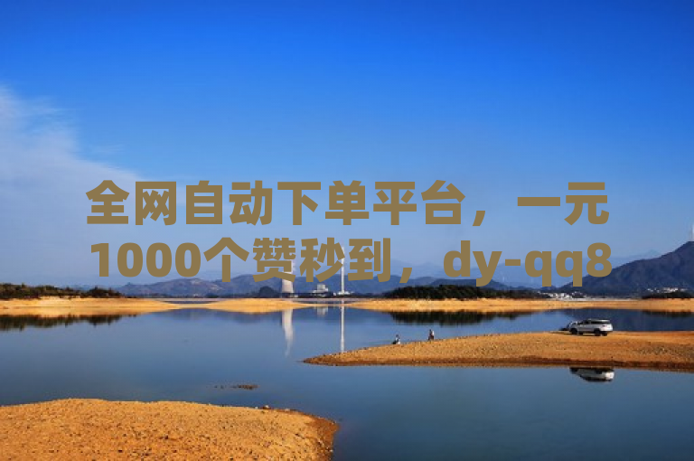 全网自动下单平台，一元1000个赞秒到，dy-qq8位数自助下单商城。