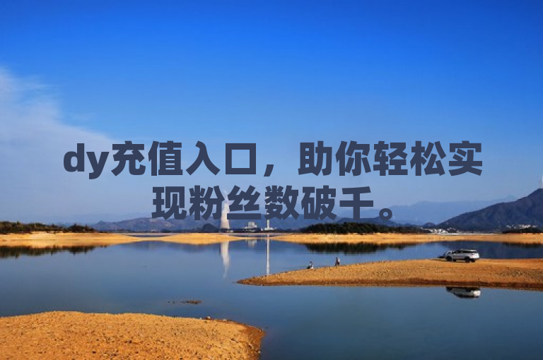 dy充值入口，助你轻松实现粉丝数破千。