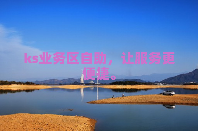 ks业务区自助，让服务更便捷。