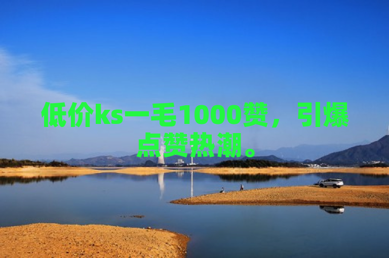 低价ks一毛1000赞，引爆点赞热潮。