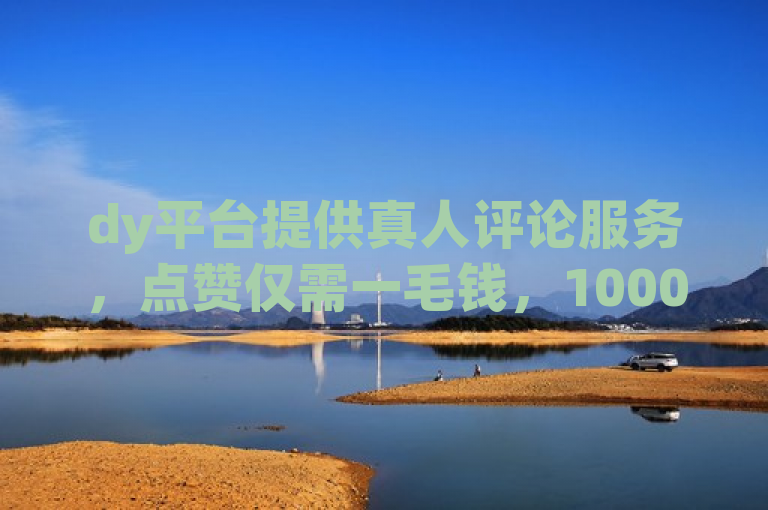 dy平台提供真人评论服务，点赞仅需一毛钱，10000个赞轻松搞定。