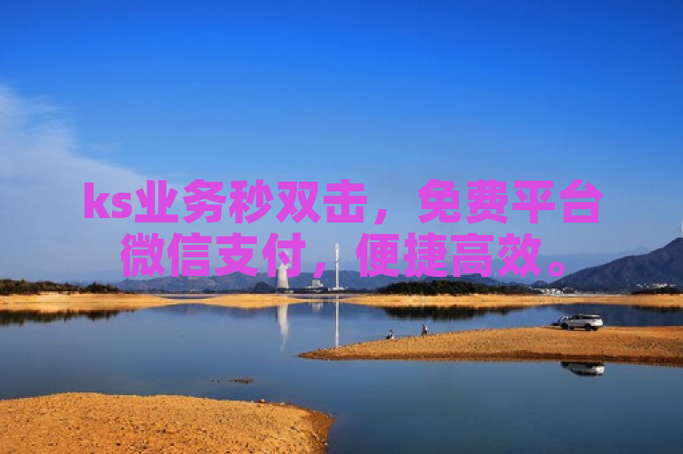 ks业务秒双击，免费平台微信支付，便捷高效。