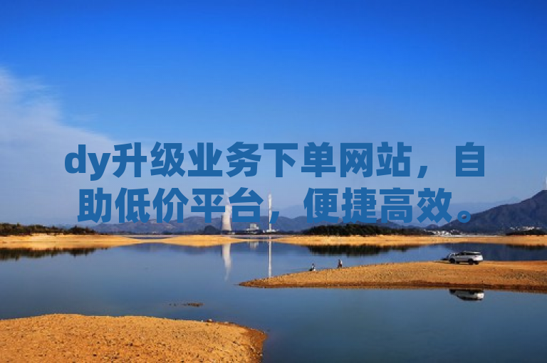 dy升级业务下单网站，自助低价平台，便捷高效。
