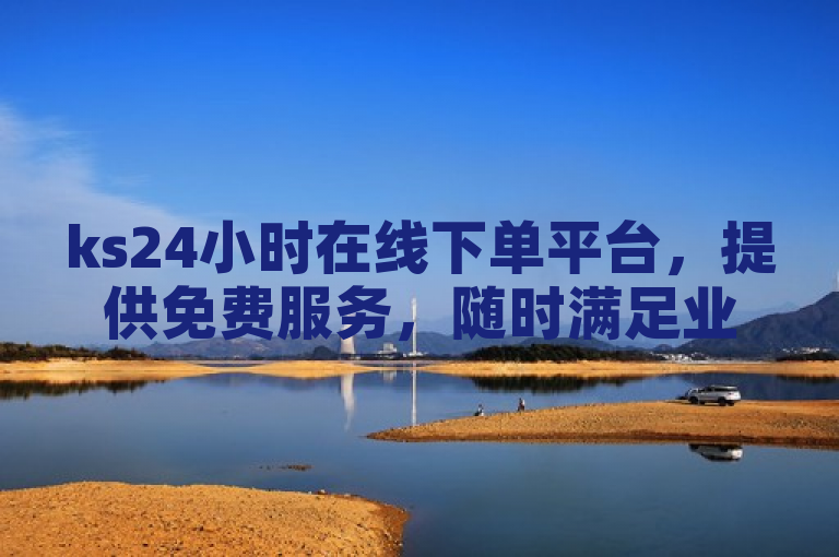 ks24小时在线下单平台，提供免费服务，随时满足业务需求。