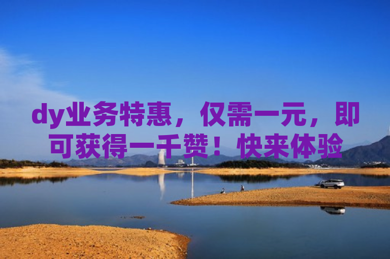 dy业务特惠，仅需一元，即可获得一千赞！快来体验吧！