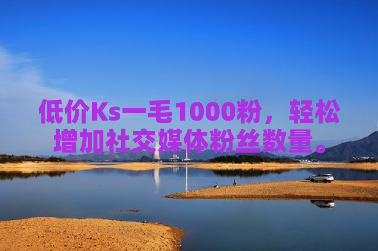 低价Ks一毛1000粉，轻松增加社交媒体粉丝数量。