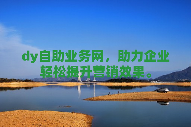 dy自助业务网，助力企业轻松提升营销效果。