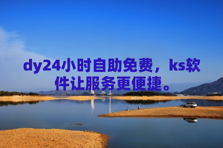 dy24小时自助免费，ks软件让服务更便捷。
