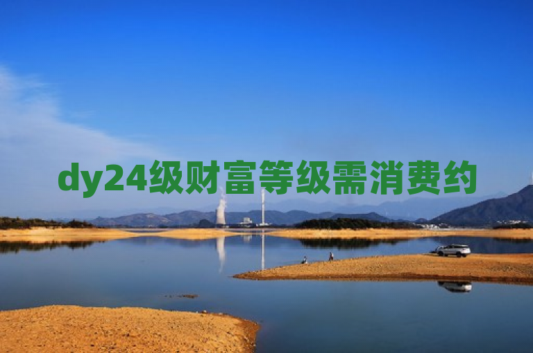 dy24级财富等级需消费约50万元，具体指南详询官方。