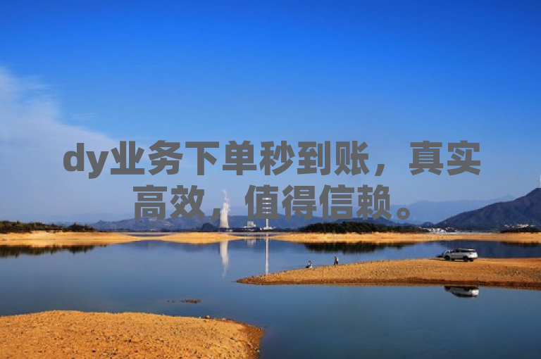 dy业务下单秒到账，真实高效，值得信赖。
