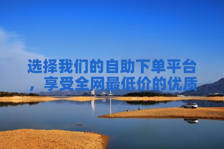 选择我们的自助下单平台，享受全网最低价的优质服务！
