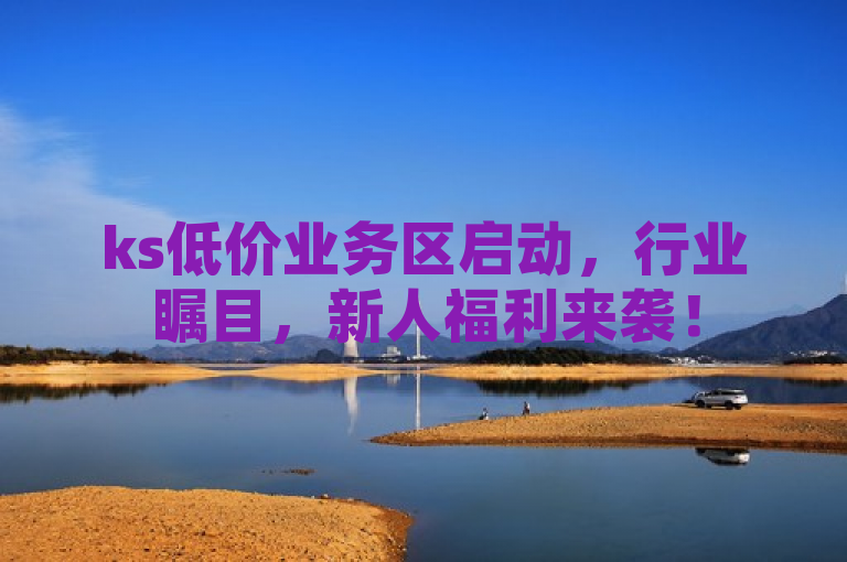 ks低价业务区启动，行业瞩目，新人福利来袭！