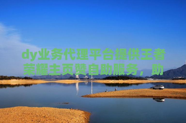 dy业务代理平台提供王者荣耀主页赞自助服务，助力玩家轻松提升人气。