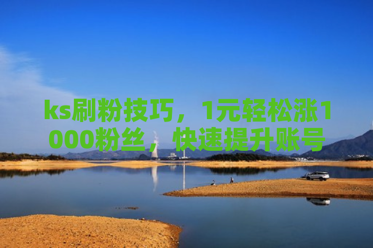 ks刷粉技巧，1元轻松涨1000粉丝，快速提升账号影响力。