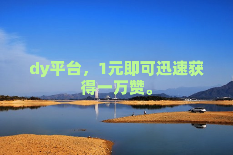 dy平台，1元即可迅速获得一万赞。
