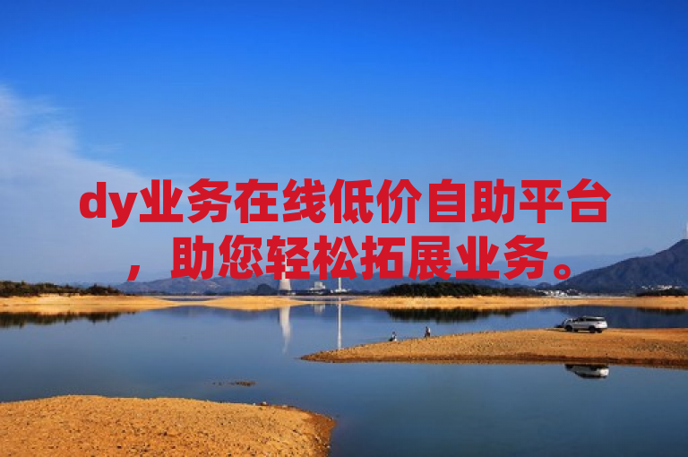 dy业务在线低价自助平台，助您轻松拓展业务。