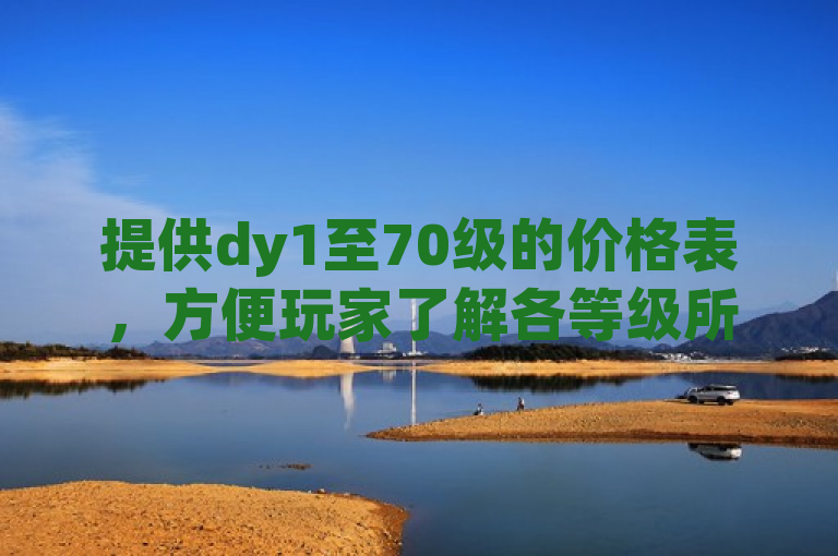 提供dy1至70级的价格表，方便玩家了解各等级所需花费。