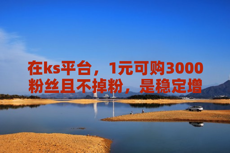在ks平台，1元可购3000粉丝且不掉粉，是稳定增粉的理想选择。