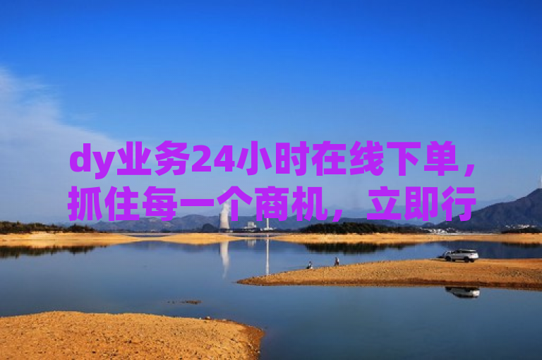 dy业务24小时在线下单，抓住每一个商机，立即行动！