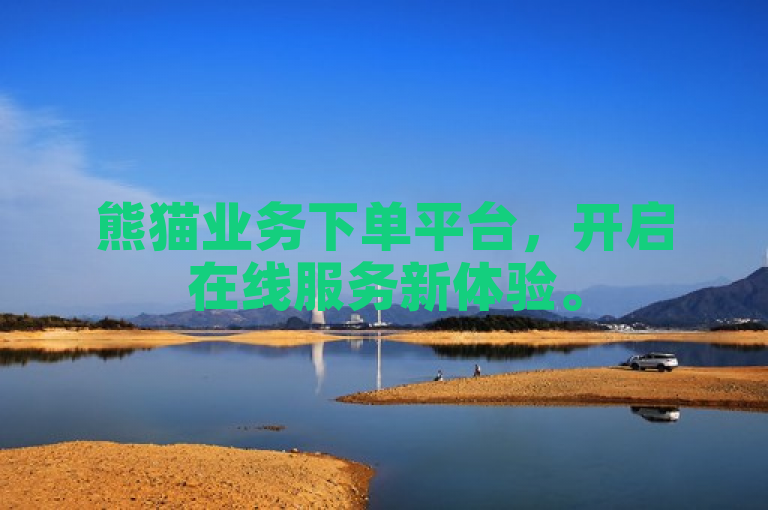 熊猫业务下单平台，开启在线服务新体验。