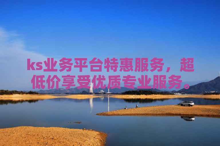 ks业务平台特惠服务，超低价享受优质专业服务。