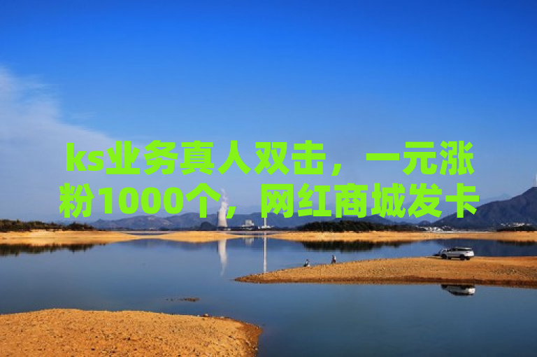ks业务真人双击，一元涨粉1000个，网红商城发卡网联盟。